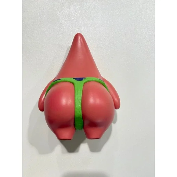 Pink Patrick Star Figurine SpongeBob Pink Starfish Toy Funny Shorts 6.5in funny - Picture 3 of 6